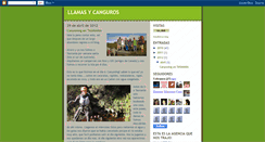 Desktop Screenshot of llamasycanguros.blogspot.com