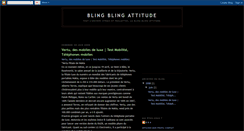 Desktop Screenshot of blingbling-attitude.blogspot.com