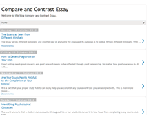 Tablet Screenshot of essayscompare.blogspot.com