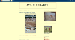 Desktop Screenshot of jyafiberarts.blogspot.com