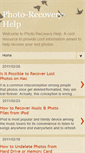 Mobile Screenshot of photo-recovery-help.blogspot.com