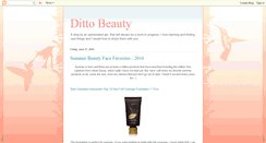 Desktop Screenshot of dittobeauty.blogspot.com