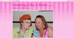 Desktop Screenshot of cookinglikeamom.blogspot.com