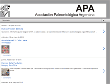 Tablet Screenshot of apaleontologica.blogspot.com