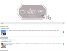 Tablet Screenshot of corkandcopper.blogspot.com