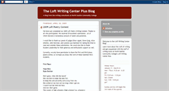 Desktop Screenshot of loftwritingcenter.blogspot.com