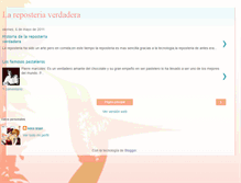 Tablet Screenshot of lareposteriaverdadera.blogspot.com