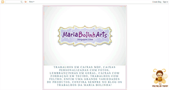 Desktop Screenshot of mariabolinharts.blogspot.com