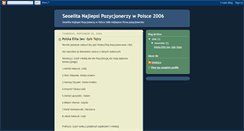Desktop Screenshot of elitapozycjonowaniapl.blogspot.com
