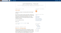 Desktop Screenshot of accidentalvegan.blogspot.com