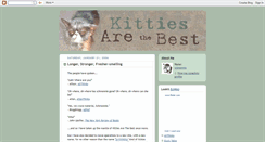 Desktop Screenshot of kittiesarethebest.blogspot.com