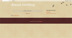 Desktop Screenshot of distantearthling.blogspot.com