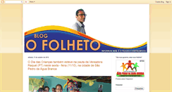 Desktop Screenshot of ofolheto10.blogspot.com