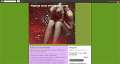 Desktop Screenshot of mujerescorrectas.blogspot.com