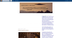 Desktop Screenshot of conspiracyfactory.blogspot.com