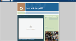 Desktop Screenshot of lost-stitchexp626.blogspot.com