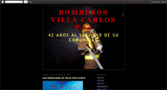 Desktop Screenshot of bomberosvillacarlospaz.blogspot.com