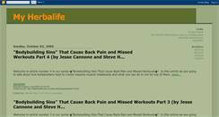 Desktop Screenshot of myherbalife.blogspot.com