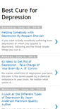 Mobile Screenshot of bestwaytocuredepression.blogspot.com
