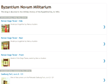 Tablet Screenshot of byzantiumnovummilitarium.blogspot.com