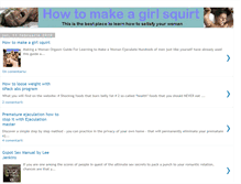 Tablet Screenshot of howtomakegirlsquirt.blogspot.com