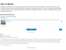 Tablet Screenshot of hotinbelize.blogspot.com