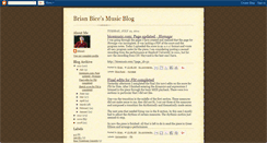 Desktop Screenshot of brianbice.blogspot.com