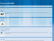 Tablet Screenshot of focuspublicidad.blogspot.com