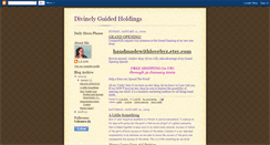 Desktop Screenshot of divinelyguidedholdings.blogspot.com