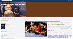 Desktop Screenshot of danquaylespotatoe.blogspot.com