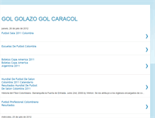 Tablet Screenshot of golcaracol-colombia.blogspot.com