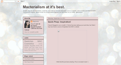 Desktop Screenshot of macterialistic.blogspot.com