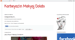 Desktop Screenshot of karbeyazinmakyajdolabi.blogspot.com