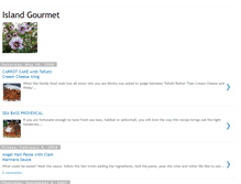 Tablet Screenshot of islandgourmet.blogspot.com