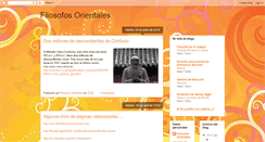 Desktop Screenshot of filosofosorientales.blogspot.com