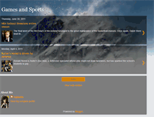 Tablet Screenshot of gamessports-1.blogspot.com