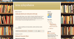 Desktop Screenshot of iezasyisyuhaiza.blogspot.com