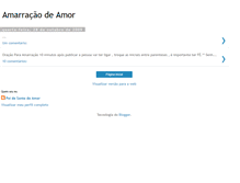 Tablet Screenshot of amarracao-de-amor.blogspot.com