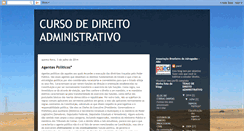 Desktop Screenshot of estudosdedireitoadministrativo.blogspot.com