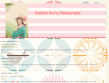 Tablet Screenshot of danielledupey.blogspot.com