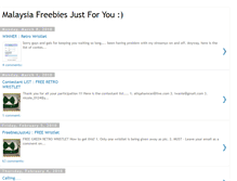 Tablet Screenshot of freebiesjust4u.blogspot.com