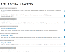 Tablet Screenshot of abellamedicalspa.blogspot.com