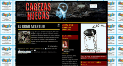 Desktop Screenshot of cabezashuecas.blogspot.com