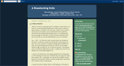 Desktop Screenshot of bluestockingyarns.blogspot.com