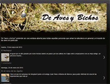 Tablet Screenshot of deavesybichos.blogspot.com