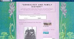 Desktop Screenshot of heyheypaulasgenealogy.blogspot.com