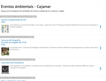 Tablet Screenshot of eventosambientais-cajamar.blogspot.com