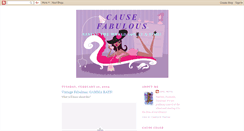 Desktop Screenshot of causefabulous.blogspot.com