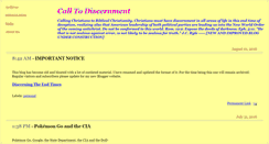 Desktop Screenshot of calltodiscernment.blogspot.com