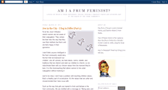 Desktop Screenshot of amiafrumfeminist.blogspot.com